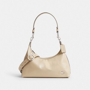 Coach Juliet Shoulder Bag Zilver Wit | COH864949