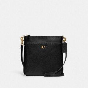 Coach Kitt Messenger Crossbody Bag Zwart | COH865320