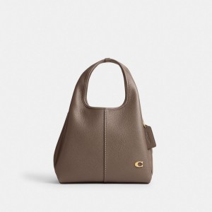 Coach Lana Shoulder Bag 23 Donkergrijs | COH865142