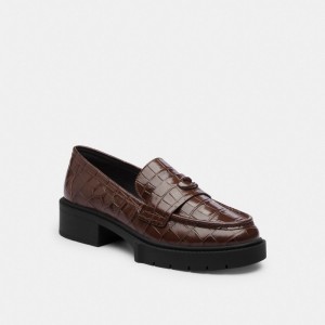 Coach Leah Loafer Chocola | COH865800