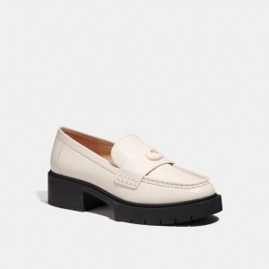 Coach Leah Loafer Wit | COH865774