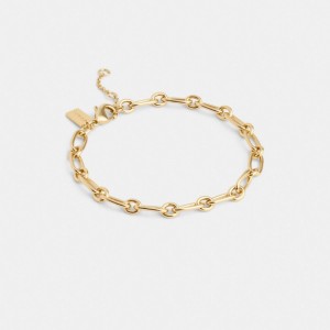 Coach Link Bracelet Goud | COH866196