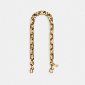 Coach Link Chain Strap Goud | COH866429
