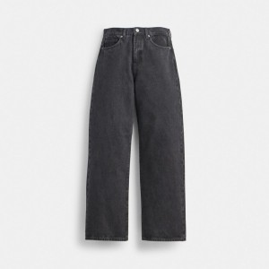 Coach Loose Fit Jeans Zwart | COH866018