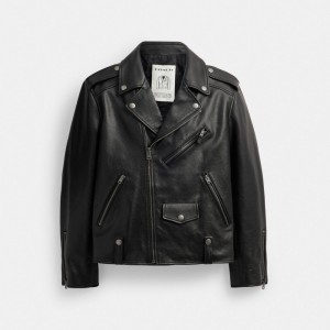 Coach Moto Jacket Zwart | COH865938