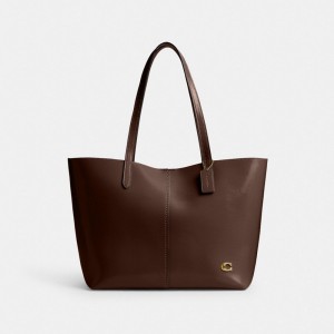 Coach North Tote Bag 32 Chocola | COH865025