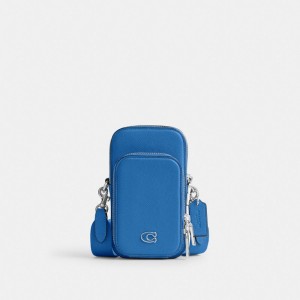 Coach Phone Crossbody Blauw | COH866542