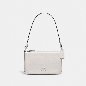 Coach Pouch Bag With Signature Canvas Wit | COH865288