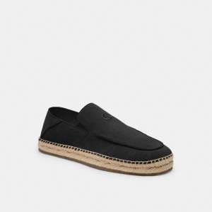 Coach Reilly Espadrille Zwart | COH866820