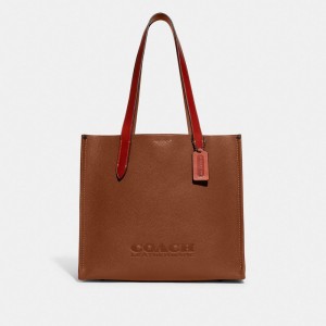 Coach Relay Tote Bag 34 Bruin | COH865086