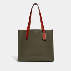 Coach Relay Tote Bag 34 Groen | COH866647