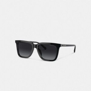 Coach Retro Square Sunglasses Zwart | COH867088