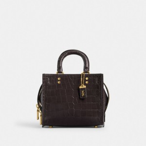 Coach Rogue 20 In Alligator Bordeaux | COH865331