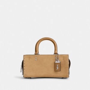 Coach Rogue Bag 26 With Rivets Zilver | COH865183