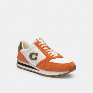 Coach Runner Sneaker Bruin Oranje | COH866783