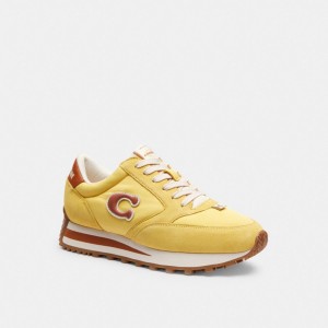 Coach Runner Sneaker Geel | COH865812