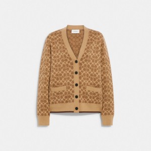 Coach Signature Cardigan Bruin | COH865953