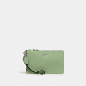 Coach Small Wristlet Zilver | COH865626