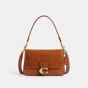 Coach Soft Tabby Shoulder Bag Bruin | COH864941