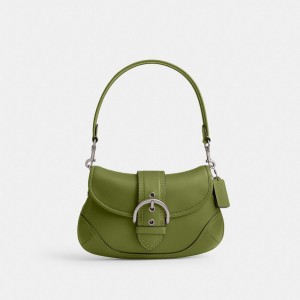 Coach Soho Bag In Regenerative Leather Zilver Lichtgroen | COH864732