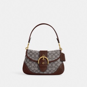 Coach Soho Bag In Signature Jacquard Gekleurd | COH864984