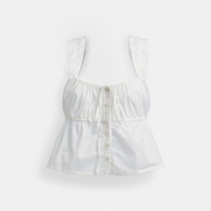 Coach Solid Top In Organic Cotton Wit | COH866017