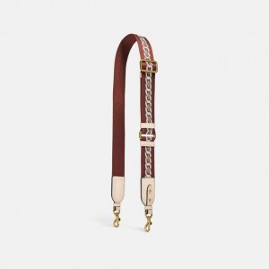 Coach Strap With Chain Stripe Wit | COH866460