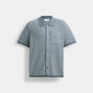 Coach Sweater Polo Blauw | COH866902