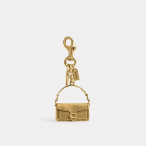 Coach Tabby Bag Charm Goud | COH866438