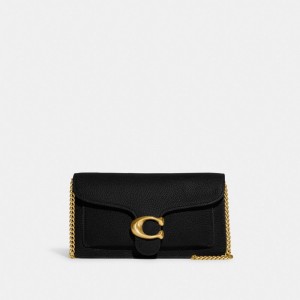 Coach Tabby Chain Clutch Zwart | COH865305