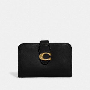 Coach Tabby Medium Wallet Zwart | COH865552