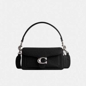 Coach Tabby Shoulder Bag 20 Zilver Zwart | COH865211