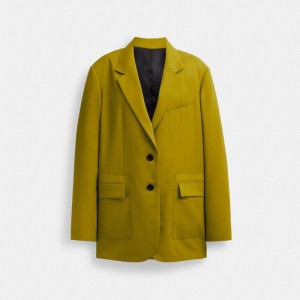Coach Tailored Blazer Groen | COH865935