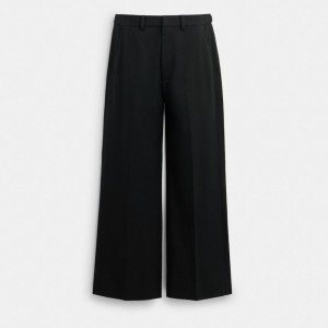 Coach Tailored Pants Zwart | COH866942