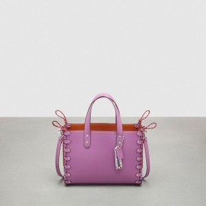 Coach The Re Laceable Tote: Medium Paars | COH865007