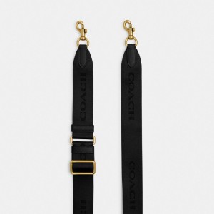 Coach Tonal Signature Webbing Strap Zwart | COH866431