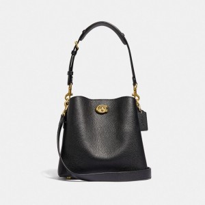 Coach Willow Bucket Bag Zwart | COH864928