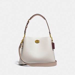 Coach Willow Shoulder Bag In Colorblock Gekleurd | COH864939