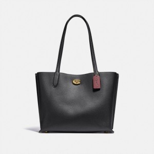 Coach Willow Tote Bag Zwart | COH865033