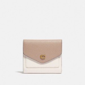 Coach Wyn Small Wallet In Colorblock Grijs Bruin Gekleurd | COH865607